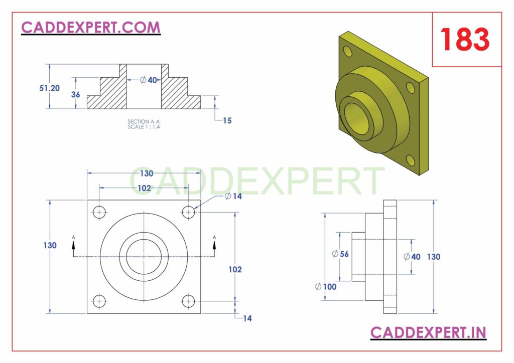 NX 3D MODELING PRACTICE DRAWINGS PDF - Technical Design