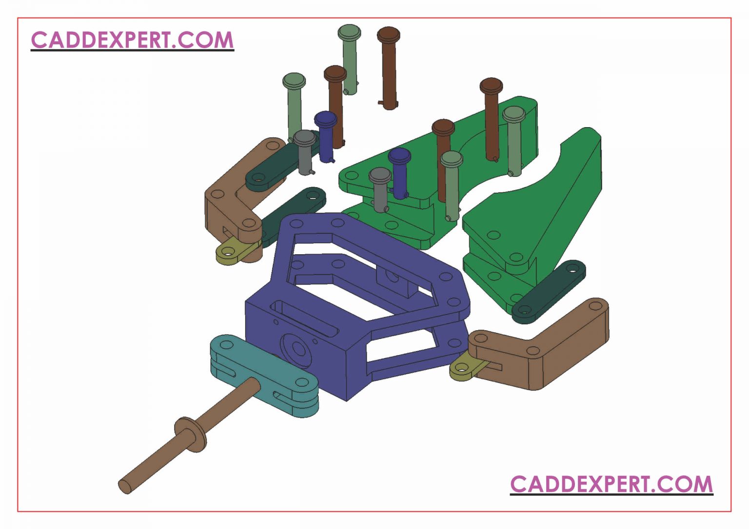 SOLIDWORKS ASSEMBLY DRAWING EXPLODED VIEW - Technical Design