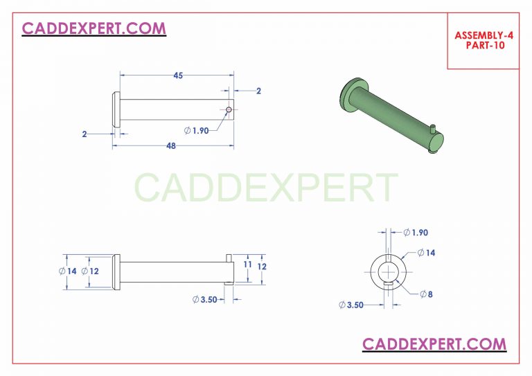 SOLIDWORKS ASSEMBLY DRAWING EXPLODED VIEW - Page 2 of 2 - Technical Design