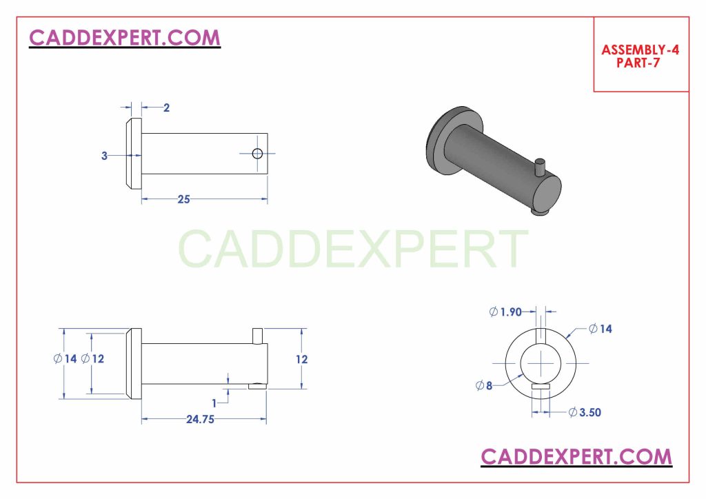 SOLIDWORKS ASSEMBLY DRAWING EXPLODED VIEW - Page 2 of 2 - Technical Design