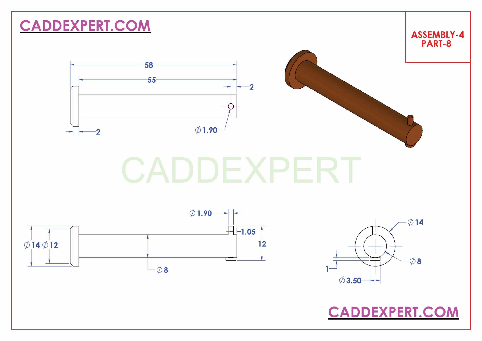 SOLIDWORKS ASSEMBLY DRAWING EXPLODED VIEW - Page 2 of 2 - Technical Design