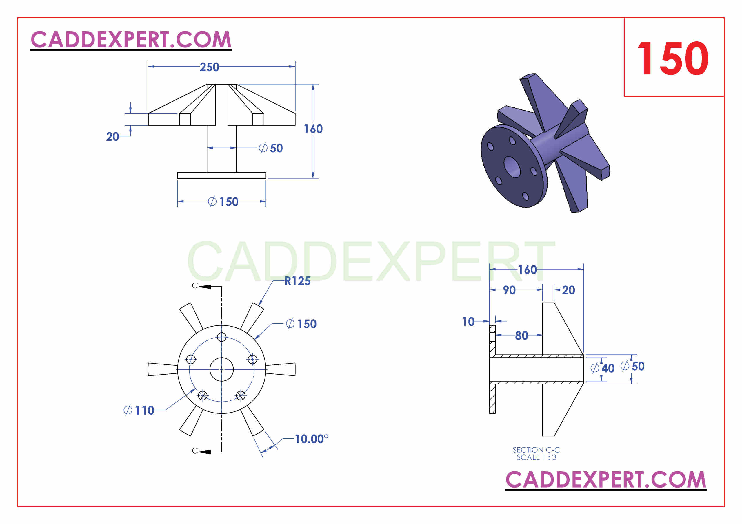 SOLIDWORKS CATIA NX AUTOCAD 3D DRAWINGS PRACTICE BOOKS 100 PDF -150