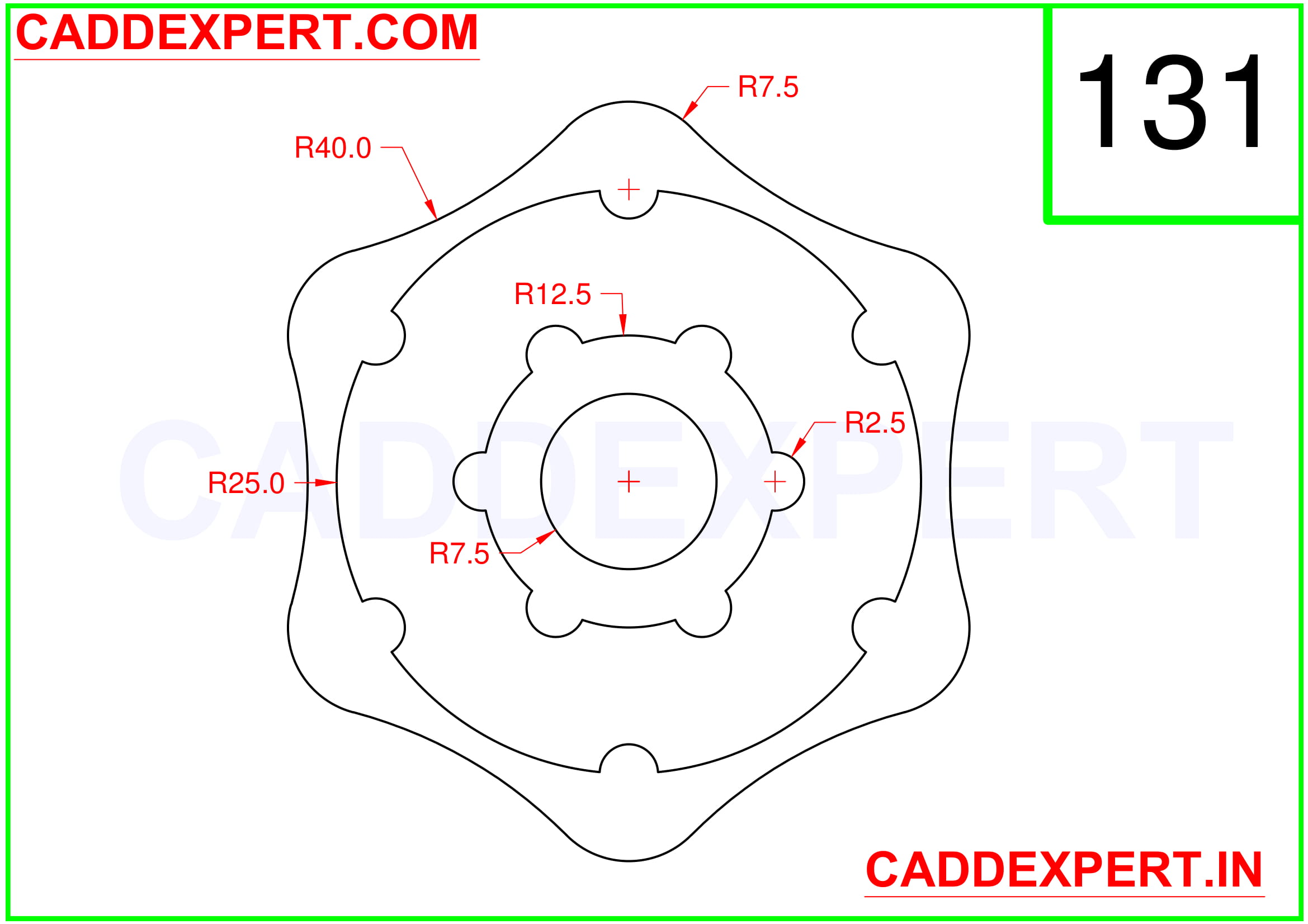 AUTOCAD 2D DRAWING IMAGE - 1
