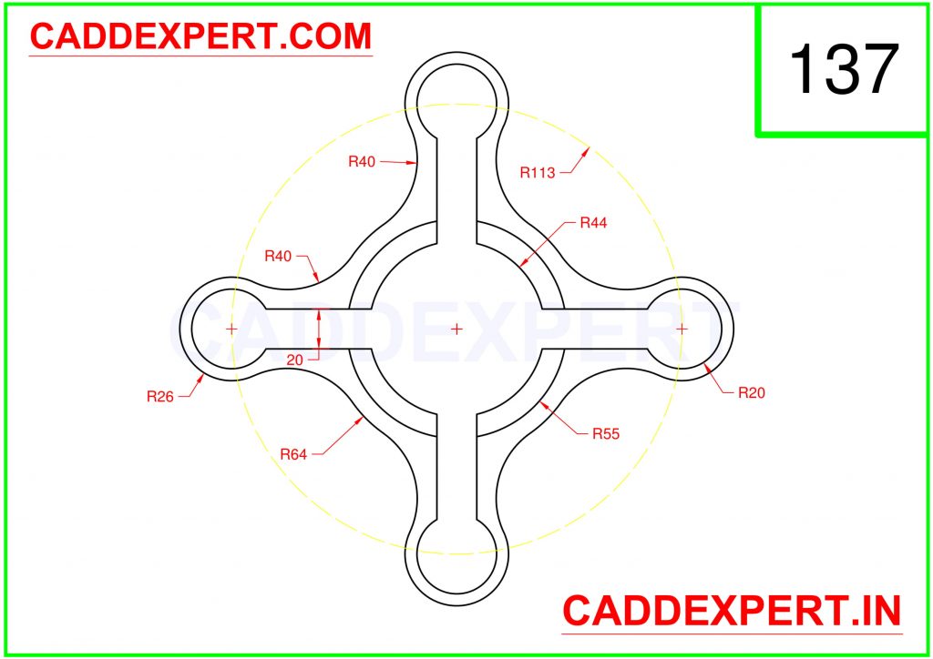AUTOCAD 2D DRAWING IMAGE