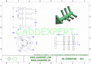 SOLIDWORKS 3D DRAWING WITH DIMENSIONS - Technical Design