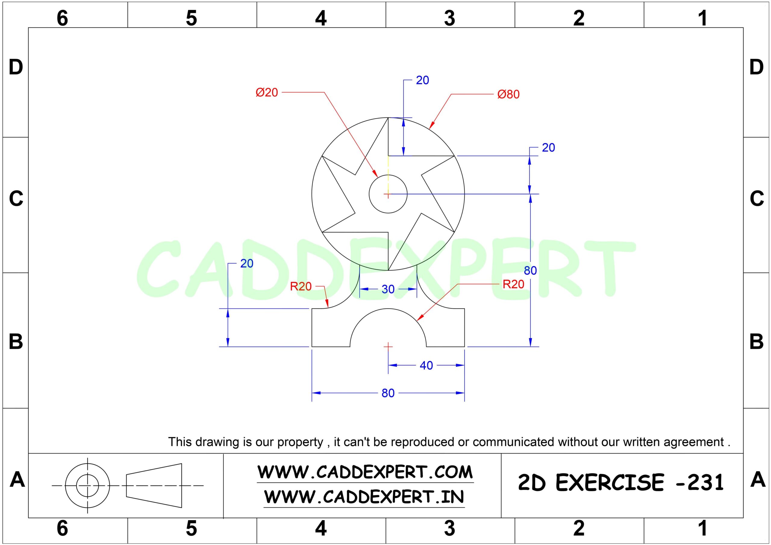 AUTOCAD 2D DRAWING EASY - 1