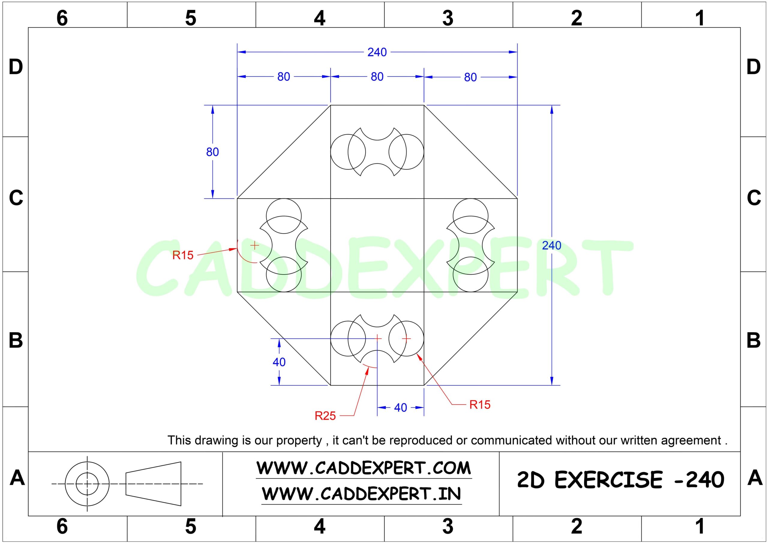 AUTOCAD 2D DRAWING EASY - 10