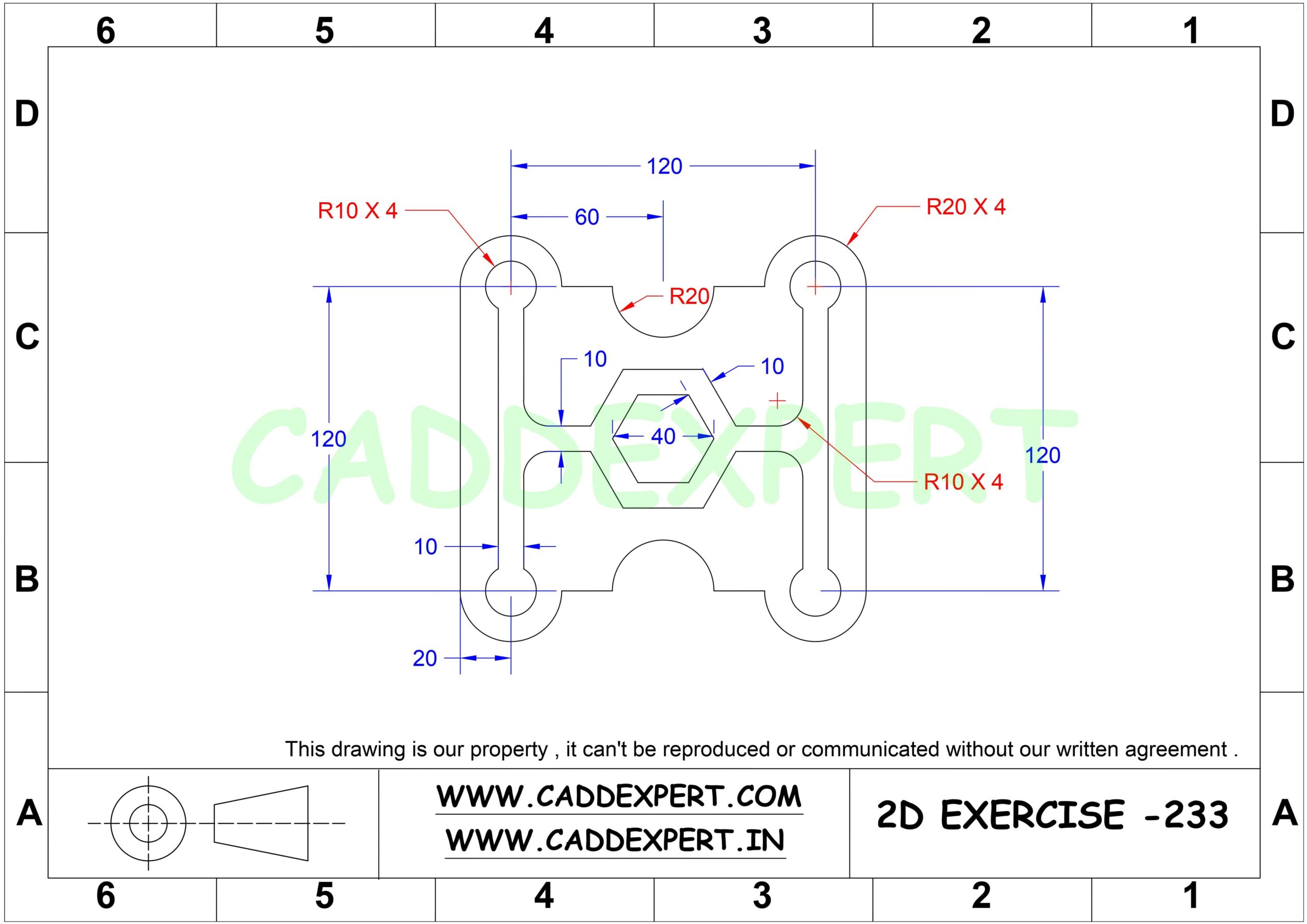 AUTOCAD 2D DRAWING EASY - 3