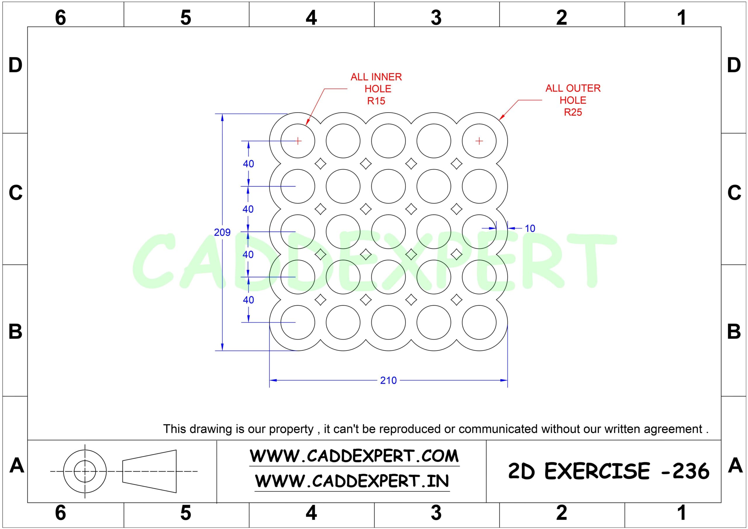 AUTOCAD 2D DRAWING EASY - 6