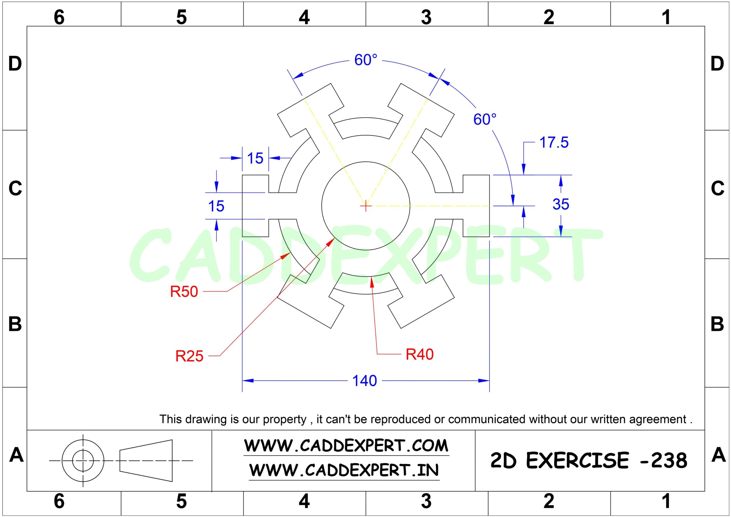 AUTOCAD 2D DRAWING EASY - 8