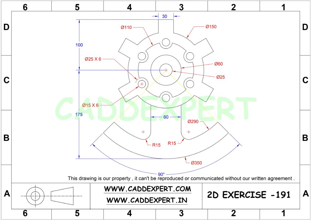 The Art Of Using AutoCAD 2D For Mechanical Design Engineering: Professional 2D  Drawing Design Method » Let Me Read